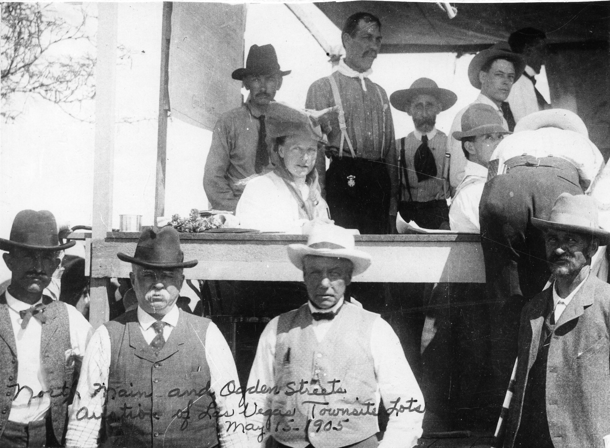 City of Las Vegas founded May 15th, 1905 via public land auction