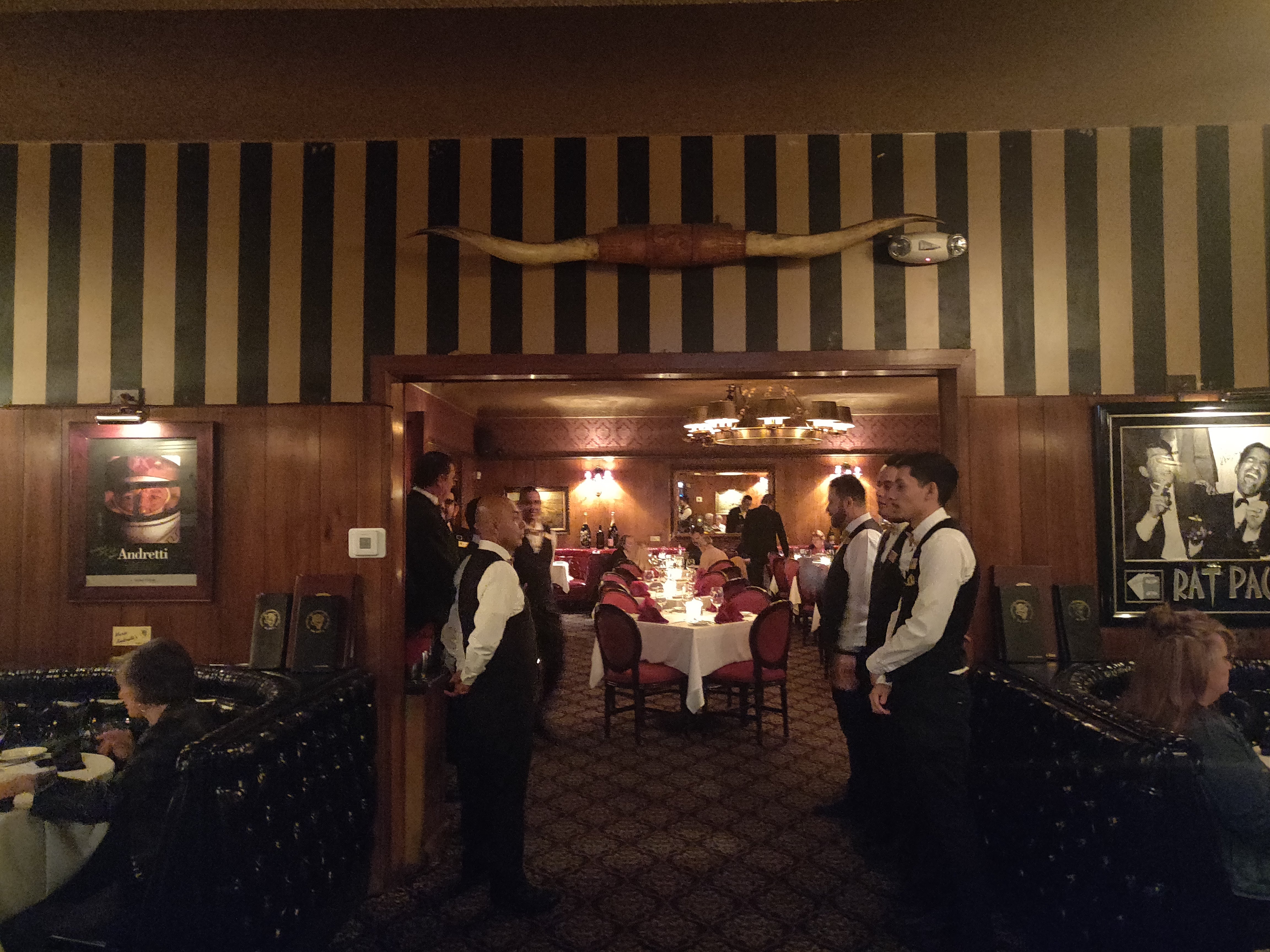 The service at Golden Steer is impeccable